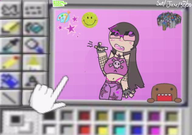 2000s computer drawing game!! XD