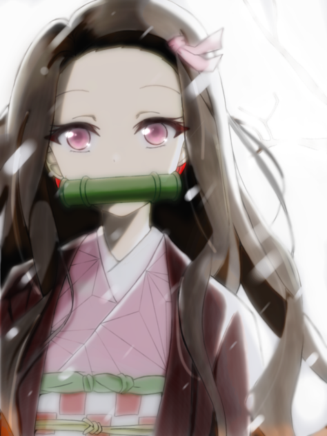 鬼滅の刃 竈門禰豆子を描いてみた - ibisPaint
