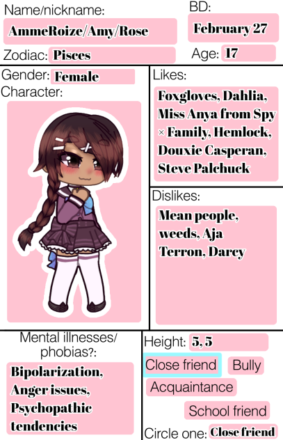 AmmeRoize charactersheet