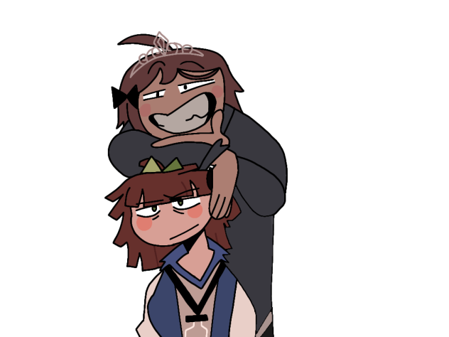 Alice is clearly taller then Claire