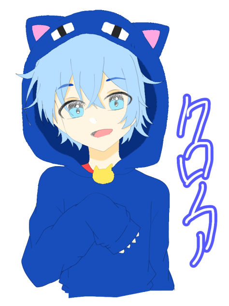 線画塗った