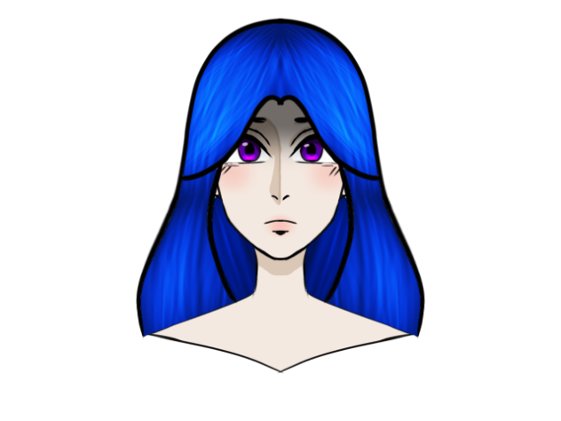 blue girl (animation)