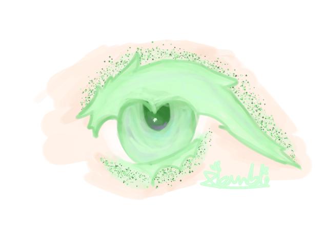 green eye 🌱🌿👁️