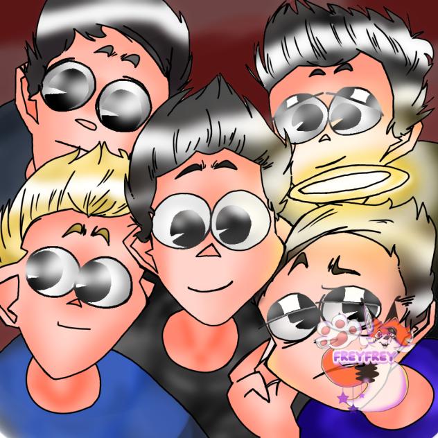 One Direction Drawing by me for Julz