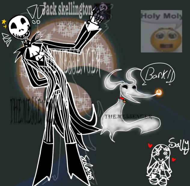 Jack skellington & zero — (💀🎃)