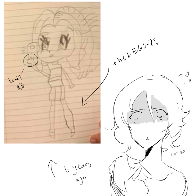 I USED TO DRAW LIKE THIS-😨😭