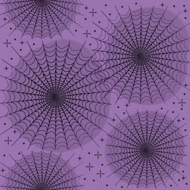 Gothic Webs Wallpaper