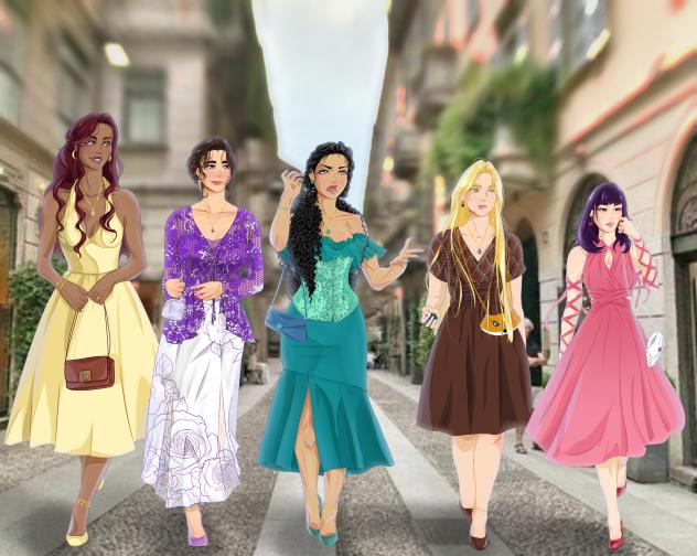 Todas~💛💜💚🤎🩷