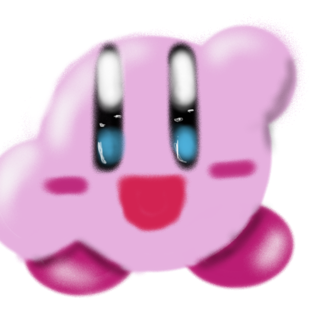 カービィ（初めてアイビスペイントで描いた絵）