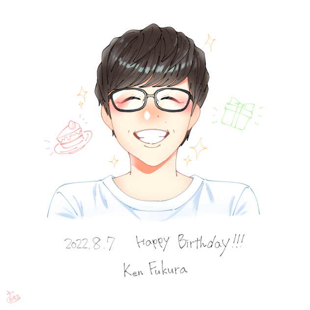 fkrさんお誕生日絵