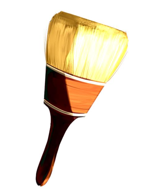sturdy paint brush