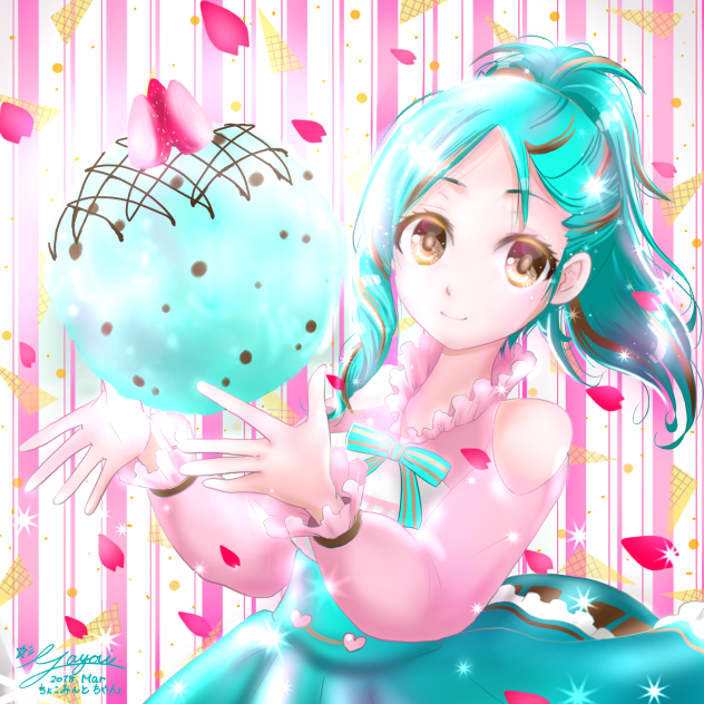 春のチョコミントちゃん