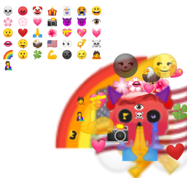 all of my recent emojis into one emoji