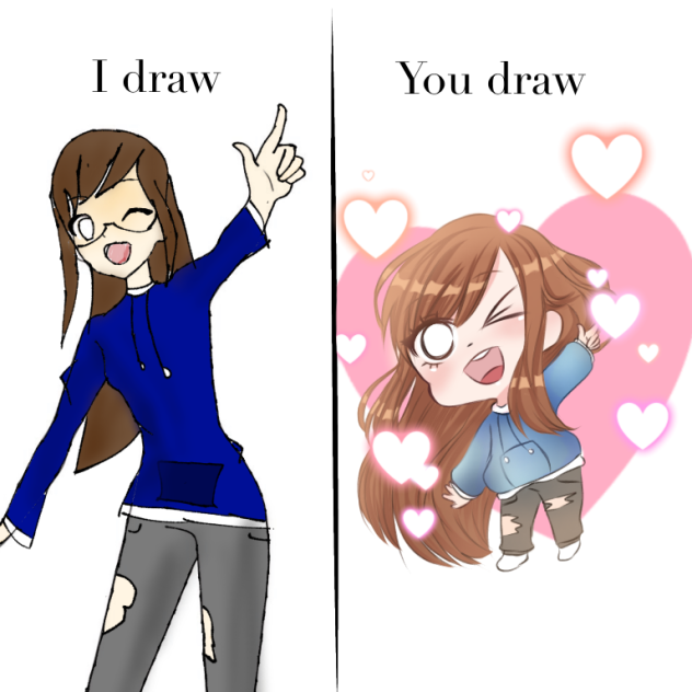 2nd I draw, you draw collab_❤️