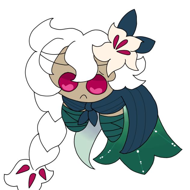 White “Hamburbur” Lily Cookie