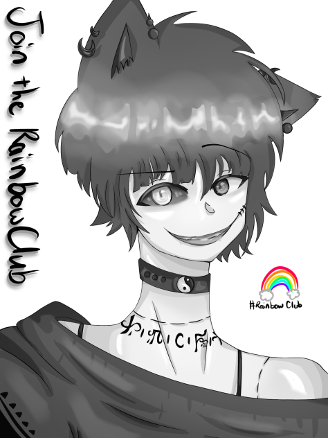 Black(rainbow club)