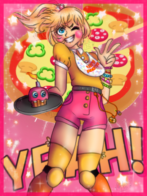 Toy Chica Fanart!!