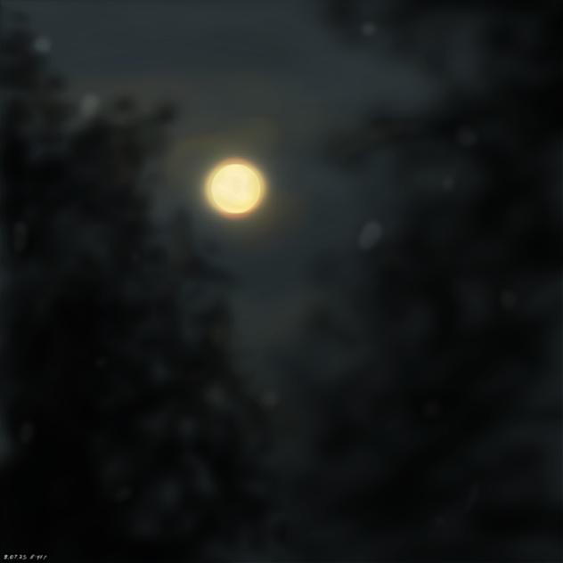 The moon