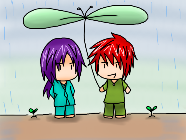 Under the Rain - ibisPaint