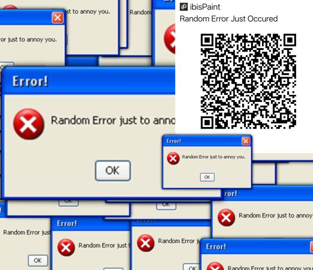 Random Error Just Occured