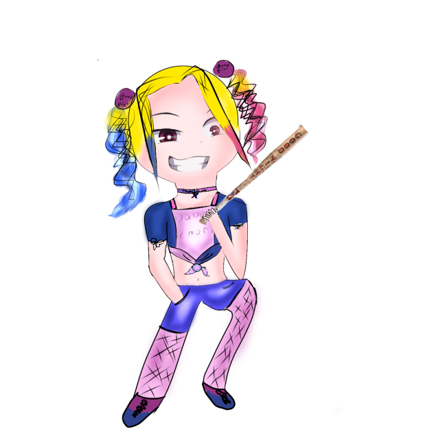 Harley Quinn as anime what do u think 😎😎
