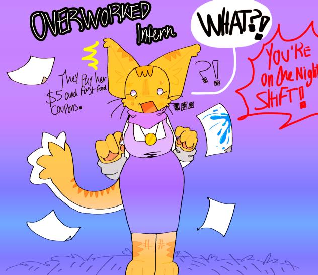 Katsa the underpaid worker🐱