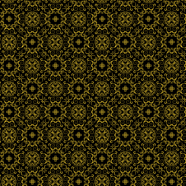 European Pattern Black