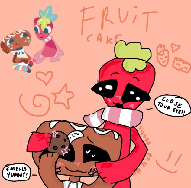 Fruit cake!🍰🍓