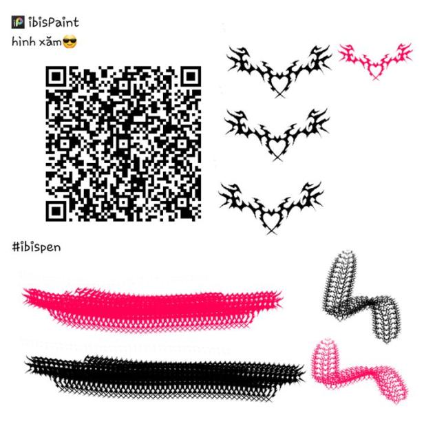 y2k tattoo brush - ibisPaint