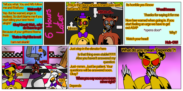 N-o Identity. p5 FNaF fanmade comic