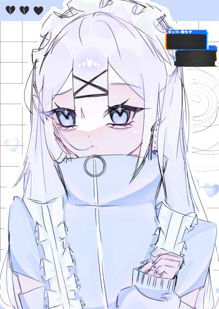 サブカルちゃんリメイク🩵🖤