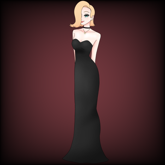 Hot girl in Fromal wear