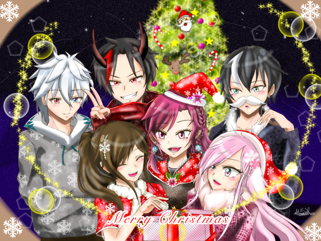 Happy X’mas original character ♥️✍🏻🎄