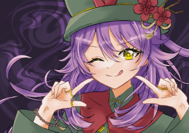 オリキャラちゃん（線画お借りしました）