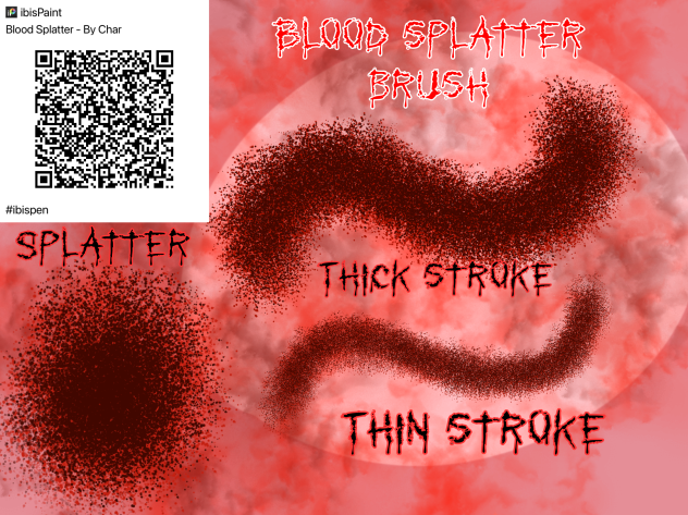 Blood Splatter Brush IbisPaint Blood Splatter Brush IbisPaint