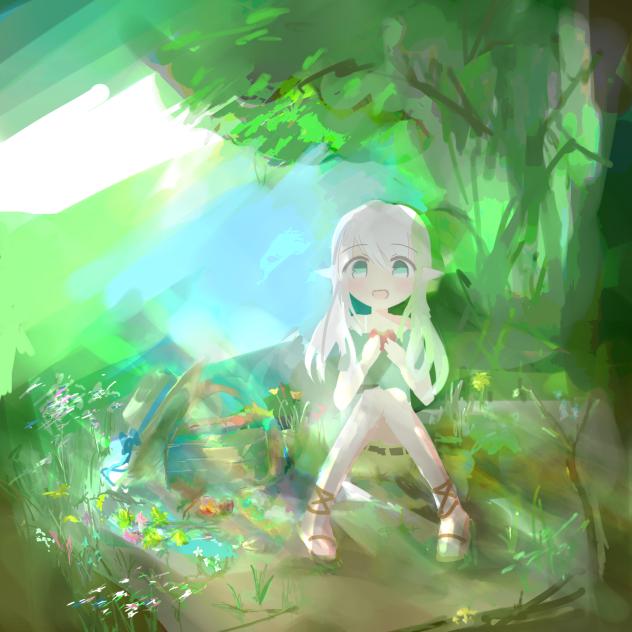 elf girl in the forest