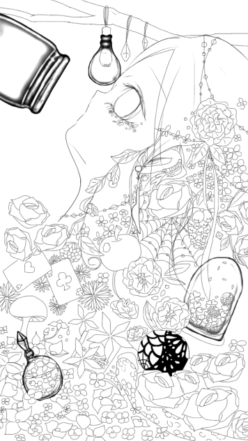 線画です。Part2