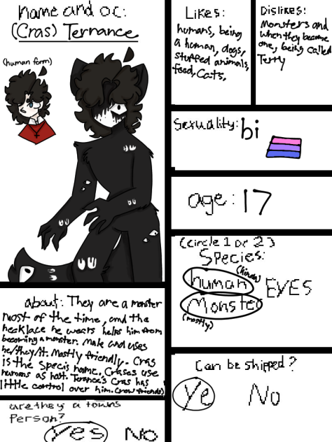 Ref sheet for #DTownCs