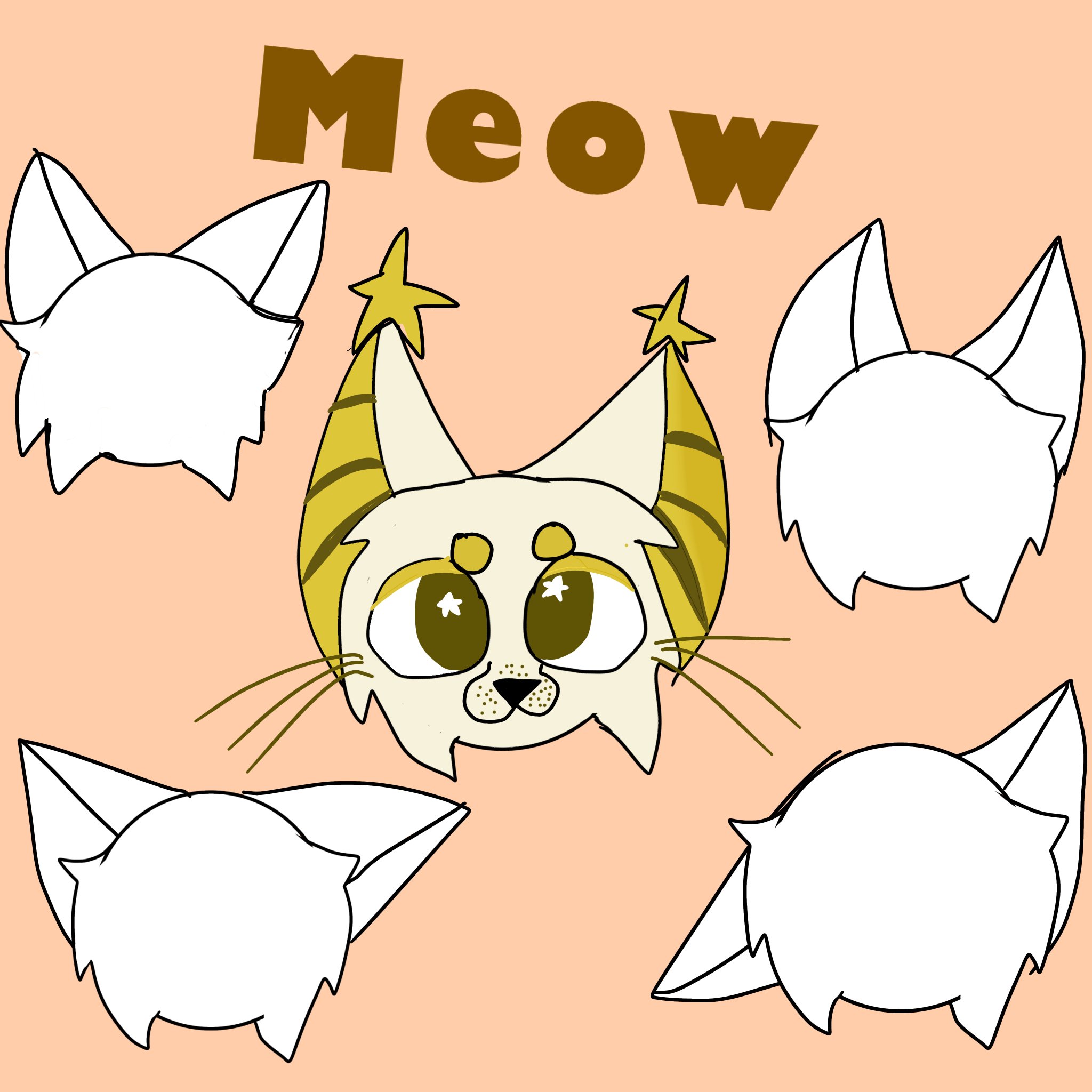Cat oc collab - ibisPaint