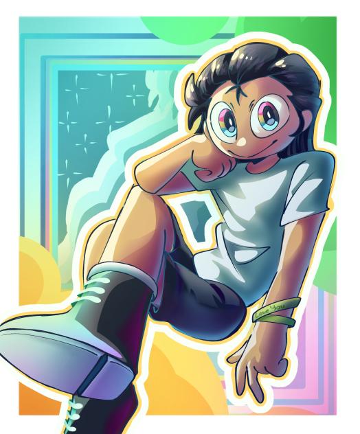 my mascot TT 🩷💛🩵