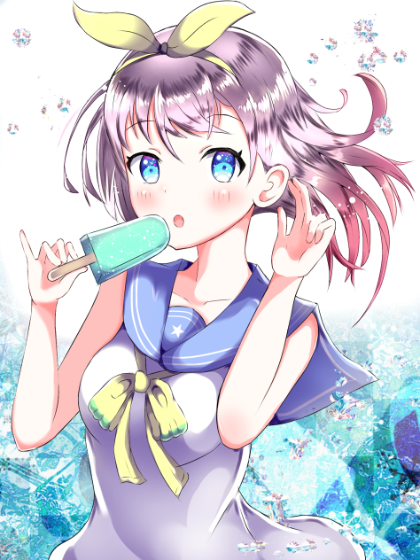 夏風とアイス