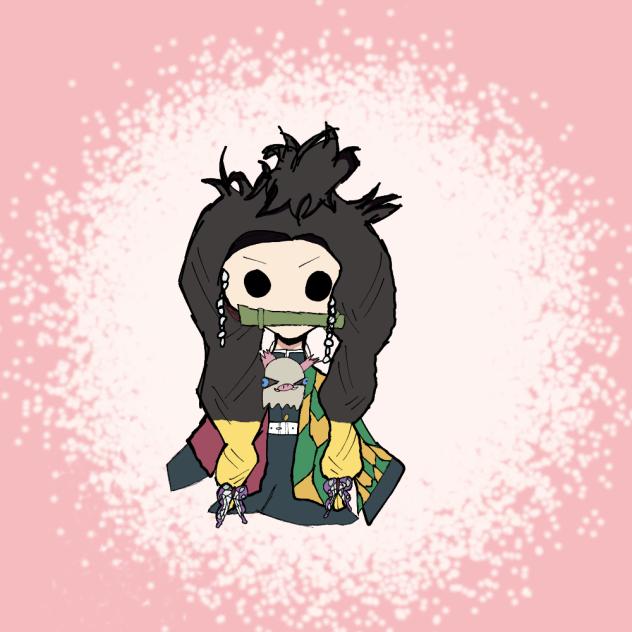 Nezuko with aspects of others in KNY