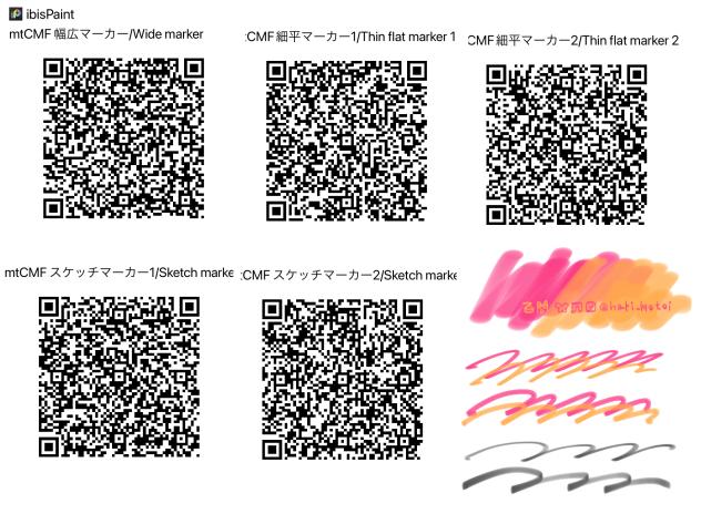 CM free 幅広・平マーカー　Wide&Flat marker