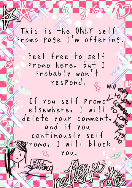 self promo page 🖌🪶✨️🌌💧