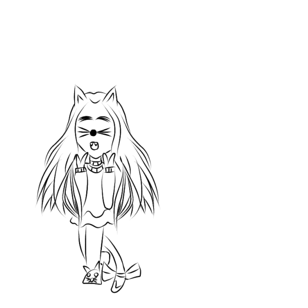 lunar3clipse line art
