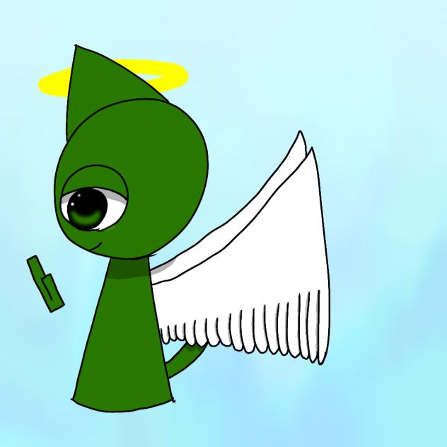 天使の羽、ちょっと上手く描いてみた!!　（スプランキ一）