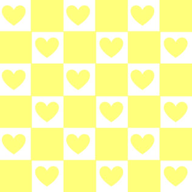 Y2K Love Background mono color Yellow