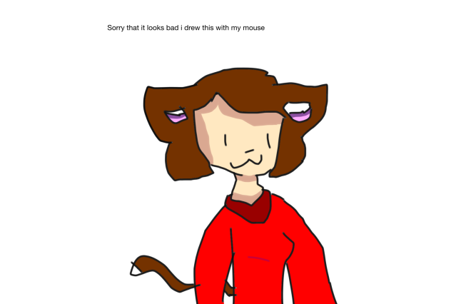 Tried drawing with my mouse