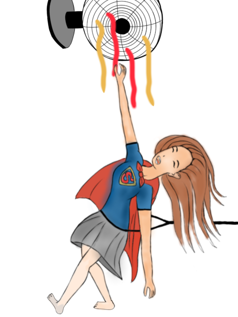 Flying Girl colour