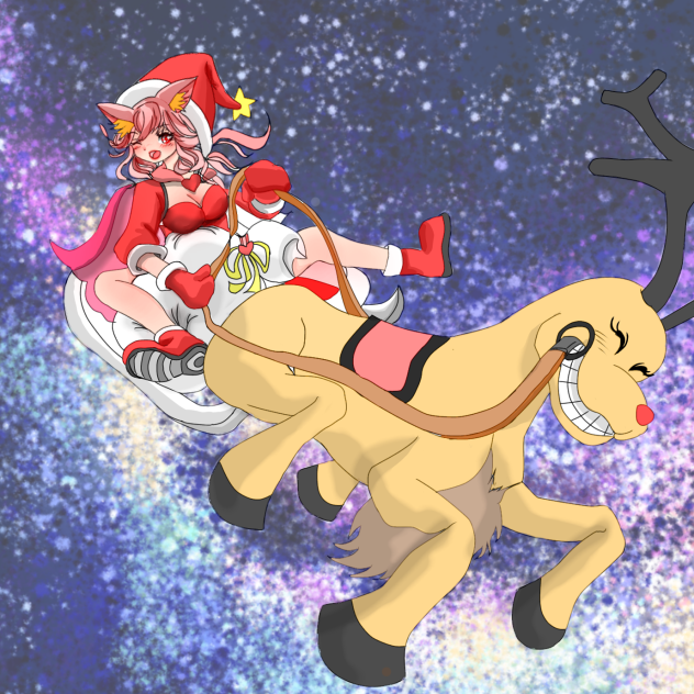メリークリスマス　有馬記念　色塗り